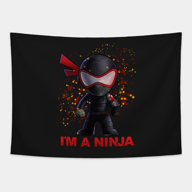 I'M A NINJA Cosplay 24 Tapestry by imaninja