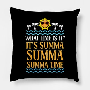 Summa Summa Time Last Day School Graduation Teacher Kids Pillow