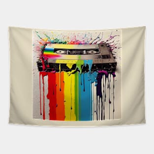 Colour explosion Cassette Tapestry