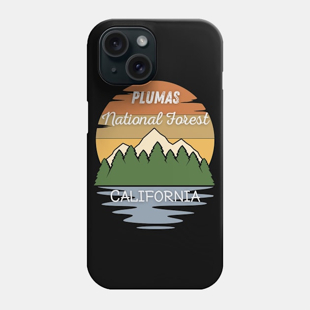 Plumas National Forest California Phone Case by Compton Designs