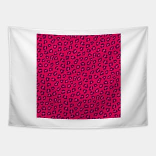 Pink Leopard Print Tapestry