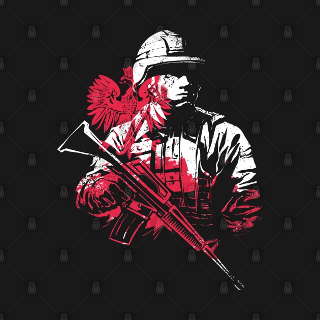 Polish Warrior by Black Tee Inc