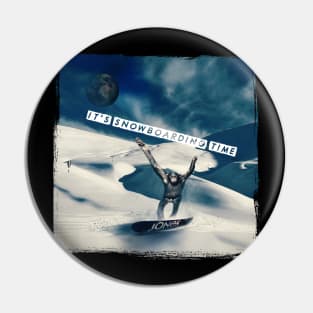 snowboarding time Pin