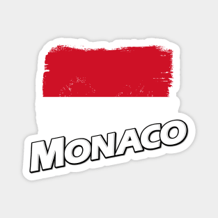 Monaco flag Magnet