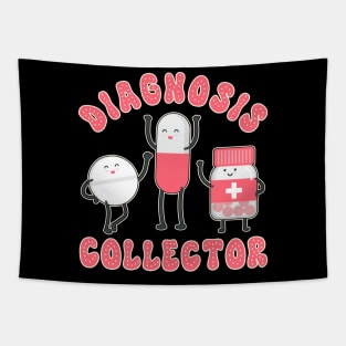 Valentines Day Chronic Illness Invisible Diagnosis Collector Tapestry