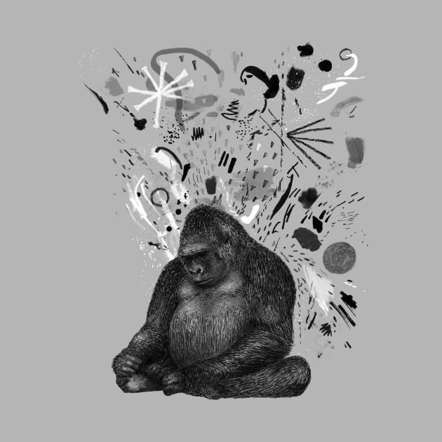 Moody Gorilla by martinascott