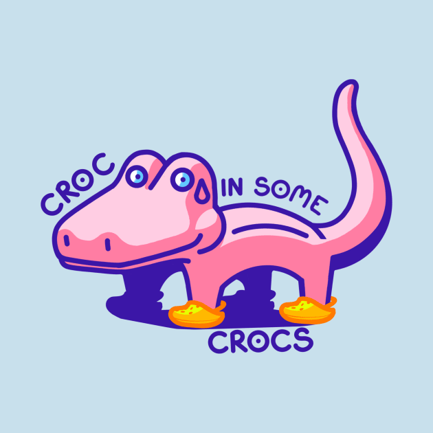 Croc in some Crocs by VeryCerealsStore