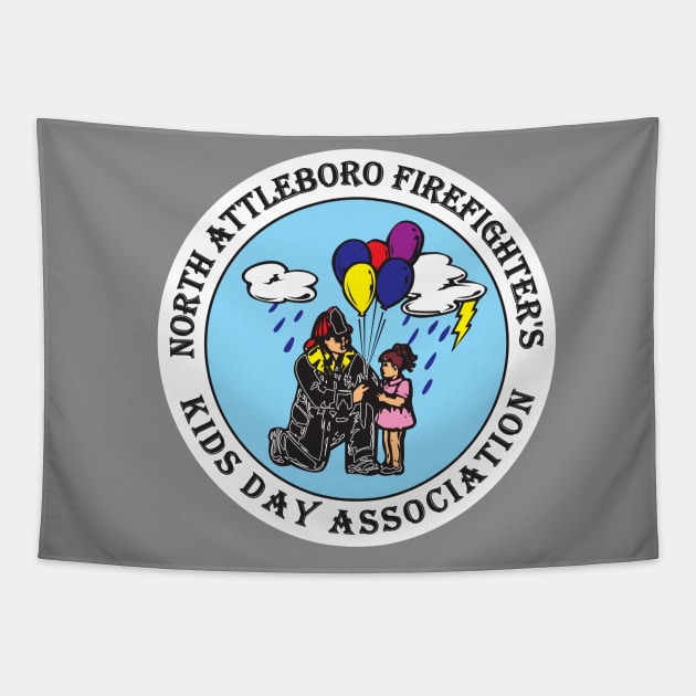 North Attleboro Firefighters Kid's Day® Classic logo Tapestry by NorthAttleboroKidsDay