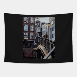 AMSTERDAM CITY Blue Teal | Unique Beautiful Travelling Home Decor | Phone Cases Stickers Wall Prints | Scottish Travel Photographer  | ZOE DARGUE PHOTOGRAPHY | Glasgow Travel Photographer Tapestry