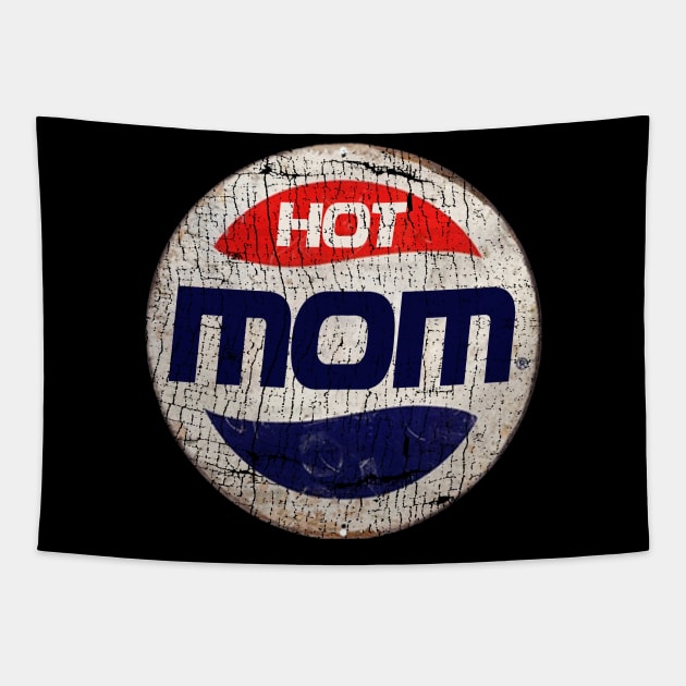 HOT MOM or PEPSI Tapestry by IJKARTISTANSTYLE