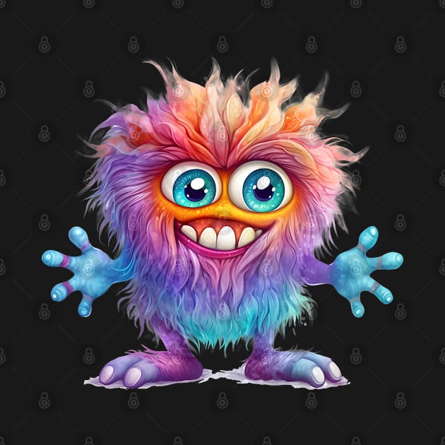 Fluffy Monster #1 by Chromatic Fusion Studio