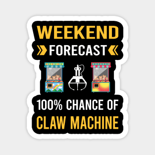 Weekend Forecast Claw Machine Crane Magnet