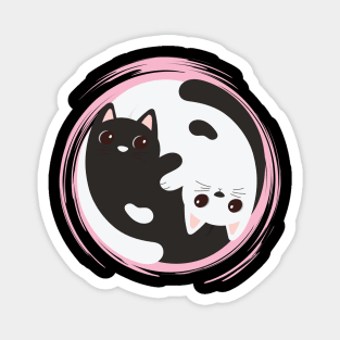 Yin & Yang Meowgic Magnet