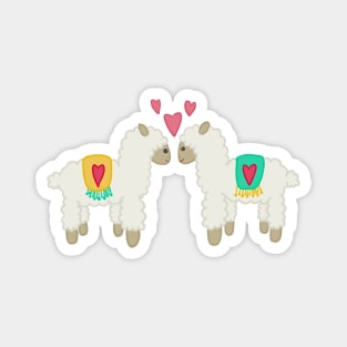 Llama Love Magnet