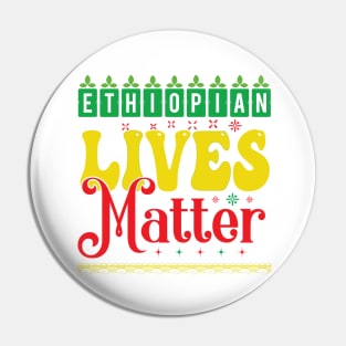 Ethiopian Lives Matter Pin