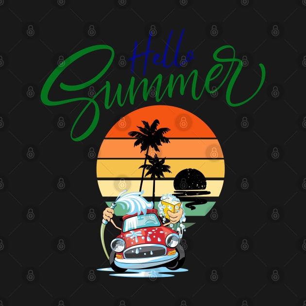 hello summer nice t-shir for this summer T-Shirt by RACACH