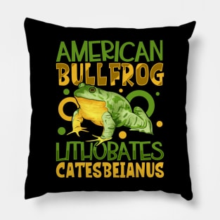 American Bullfrog Pillow