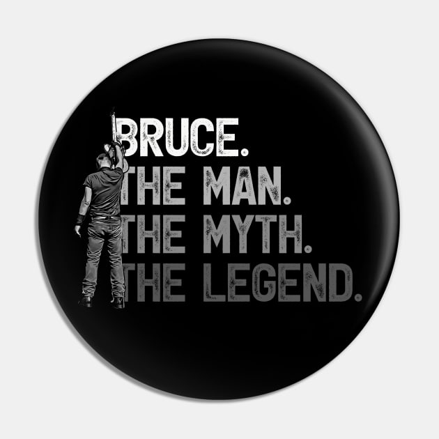 Bruce Springsteen [Grayscale] Pin by 3 Guys and a Flick