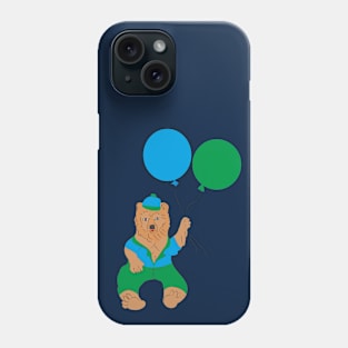 Bear with balloons Phone Case