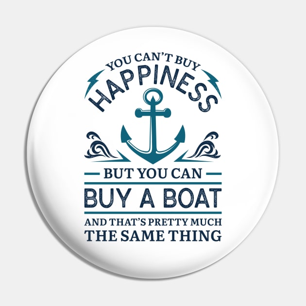 Buy A Boat Pin by LuckyFoxDesigns