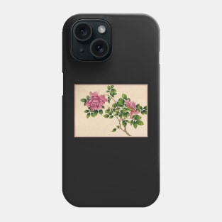 Rose (18th Century) painting by Zhang Ruoai. Original from The Cleveland Museum of Art Phone Case