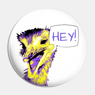 Hey Bird Pin