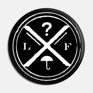 Lost & Found logo (inverted) Pin