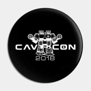 2018 CAV-CON WHITE Pin