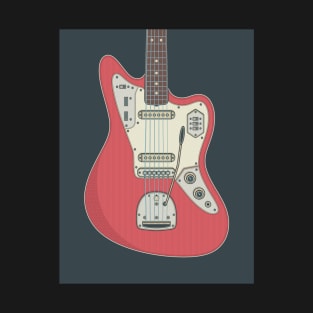 Candy Apple Red Jag Guitar T-Shirt