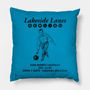 Lakeside Lanes Bowling Pillow