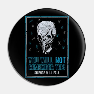 Silence will fall Pin