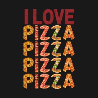 I Love Pizza Graphic T-Shirt