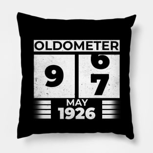 Oldometer 97 Years Old Born In May 1926 Pillow