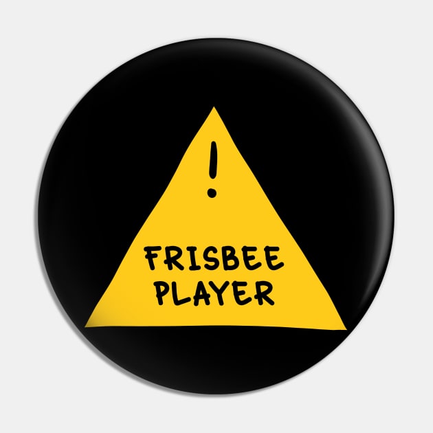 ⚠️ Frisbee Player ⚠️ Pin by orlumbustheseller