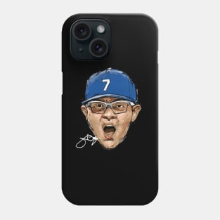 Julio Urias Los Angeles D Scream Phone Case