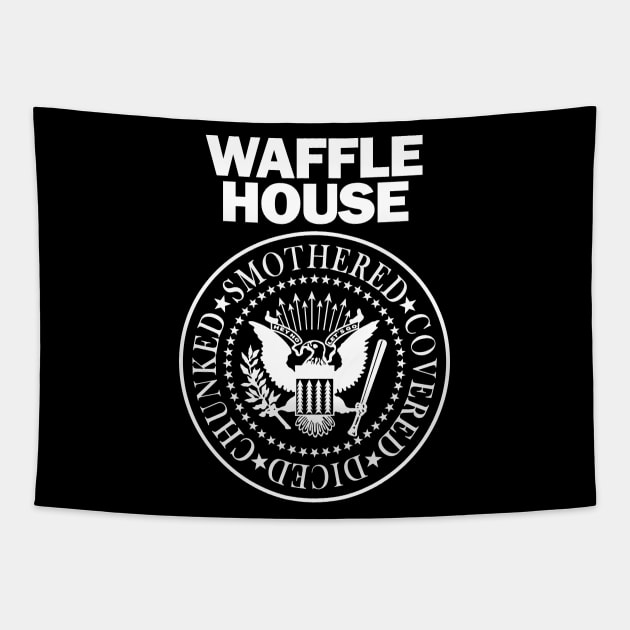 Rock N Roll x Waffle House Tapestry by muckychris