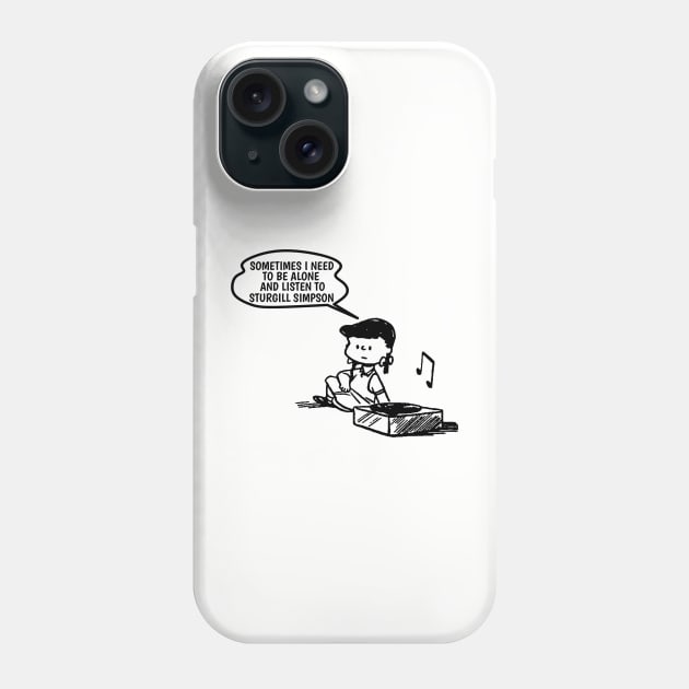 Sturgill Simpson // Need To Listen Phone Case by Mother's Pray