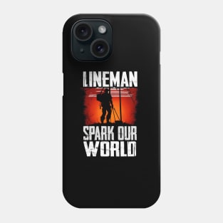 Lineman Spark Our World Phone Case