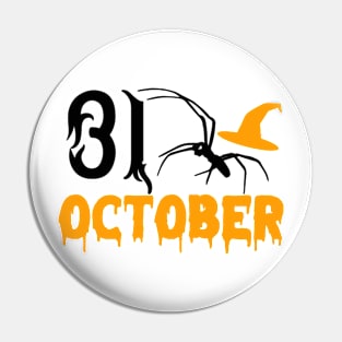 31 october Halloween Pin