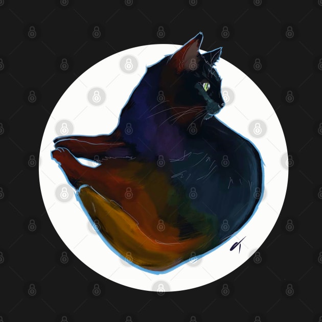 Black Cats Are Good Luck by CarolineTaylorArt