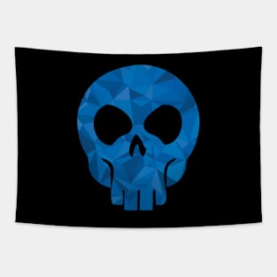 Skull - Crystal Blue Tapestry