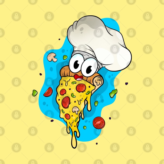 Cute pizza chef. by TTirex