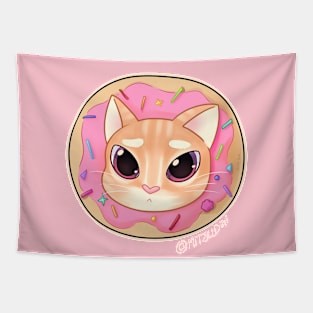 Tammy Cat Donut Tapestry