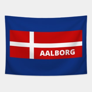 Aalborg City in Danish Flag Tapestry