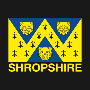 Shropshire County Flag - England T-Shirt