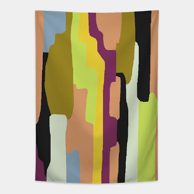 Color Block Tapestry by gnomeapple