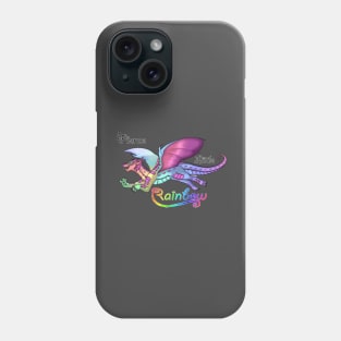 Extra Fierce Little Rainbow Phone Case