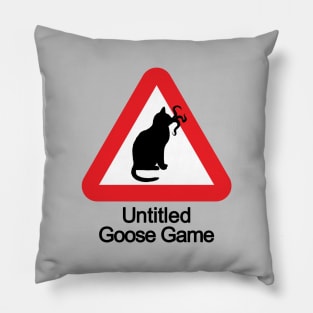 Untitled Video Game Superhero Cat Sign Gift For Gamers Pillow