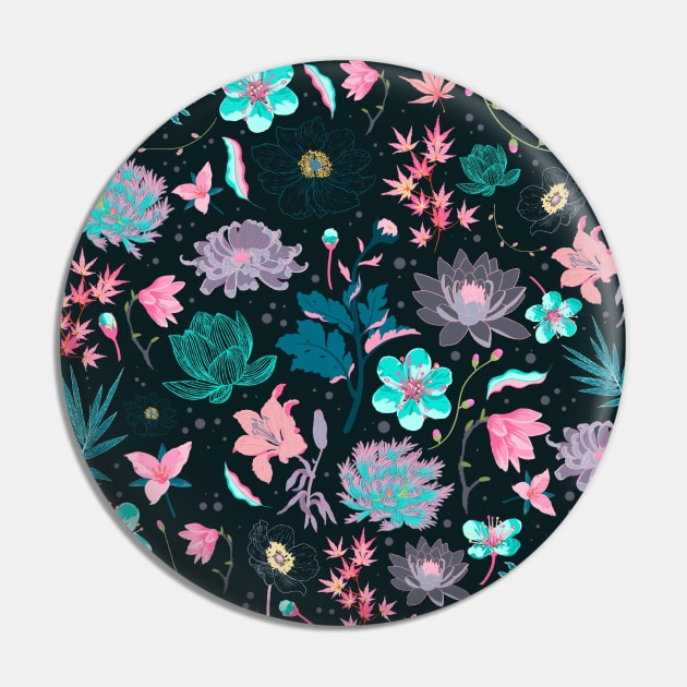 Cherry blossom pattern Pin by ChelseaSwan