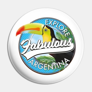 explore fabulous Argentina logo Pin